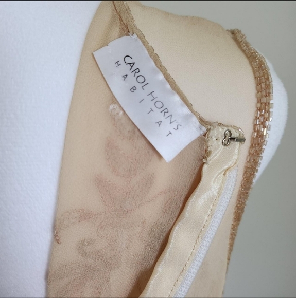 Carol Horn's Habitat Vinatage Beaded Silk Top 1970's Collection - Picture 6 of 10